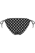 Thalia Dot Bikini Brief - Black