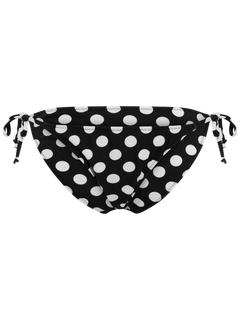 Thalia Big Dot Bikini Brief - Black