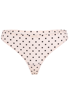 Carmine Dot Mesh String - Ivory