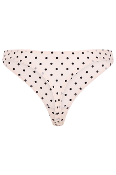 Carmine Dot Mesh String - Ivory