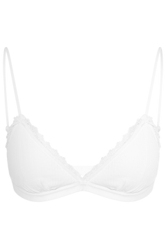 Ranya Pointelle Bra - Off White