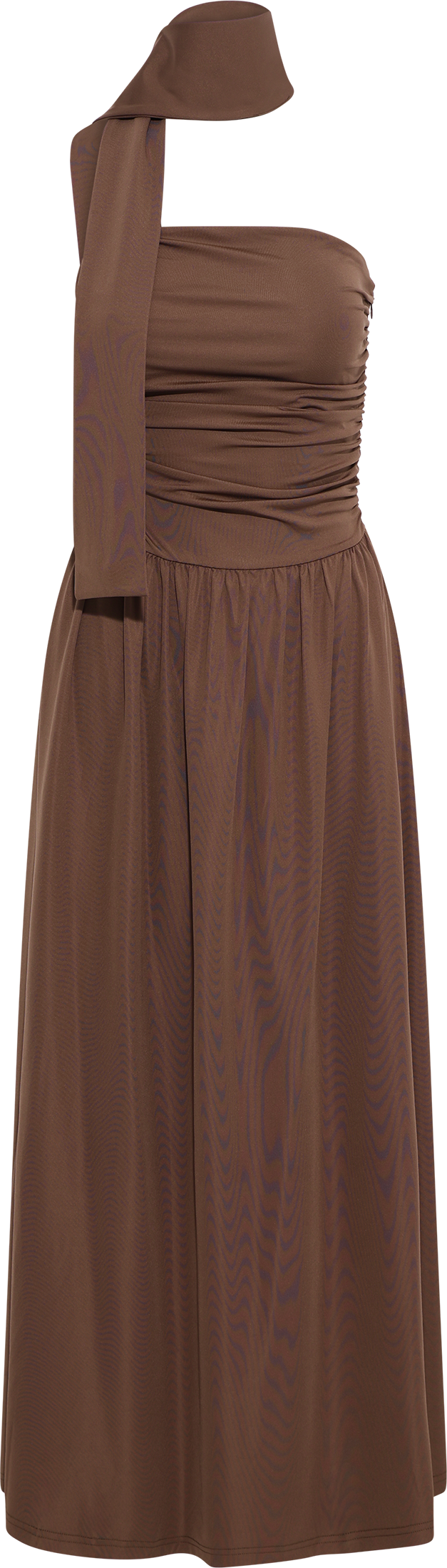 Astridic Long Dress - Dark Brown