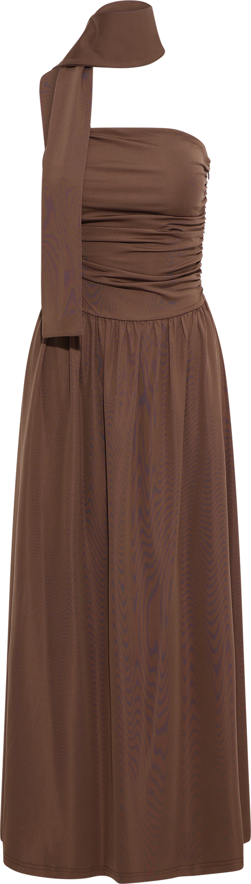 Astridic Long Dress - Dark Brown