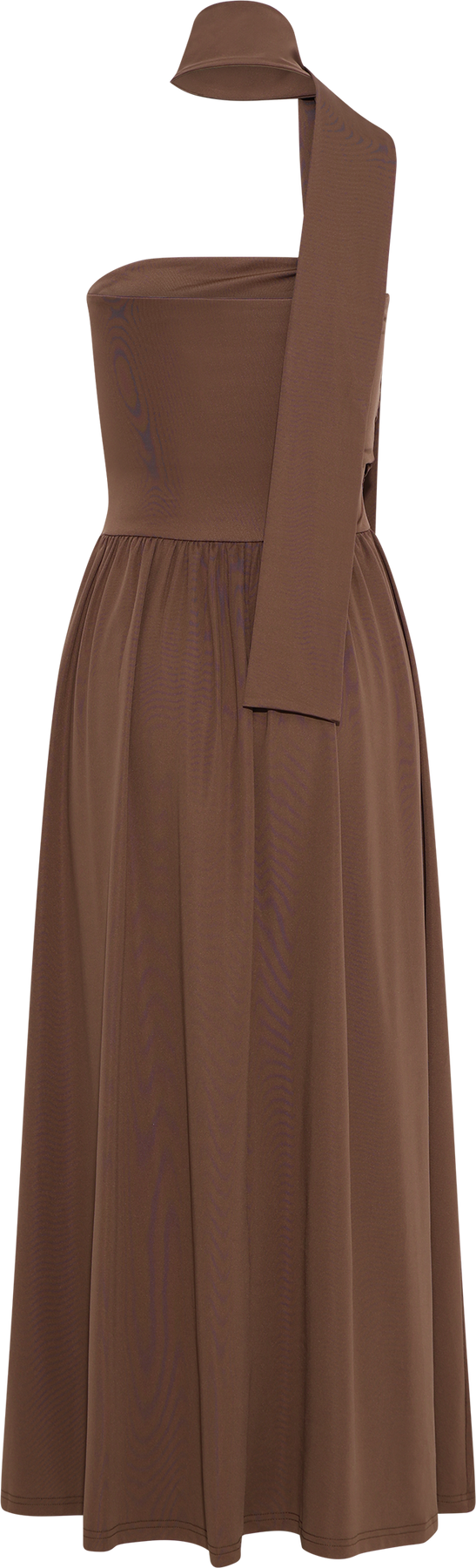 Astridic Long Dress - Dark Brown