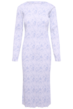 Odaic Dress - Soft Blue Blossom
