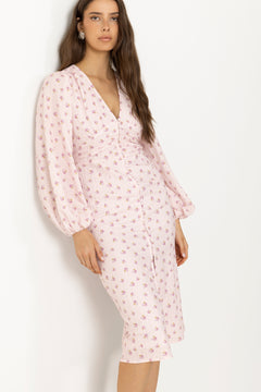 Adaic Long Dress - Pink