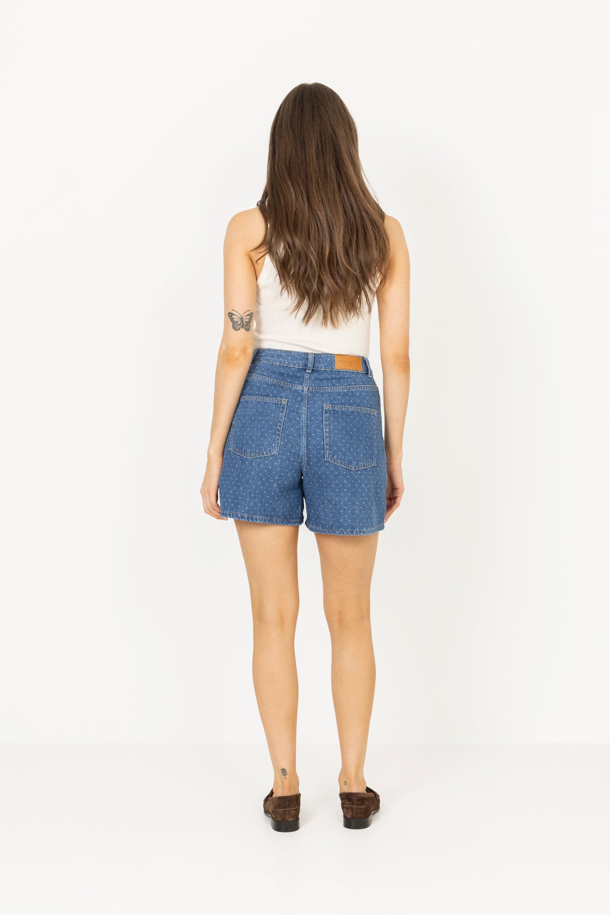 Lyle Shorts - Mid Blue Dot