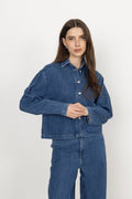 Marley Shirt - Mid Blue Dot