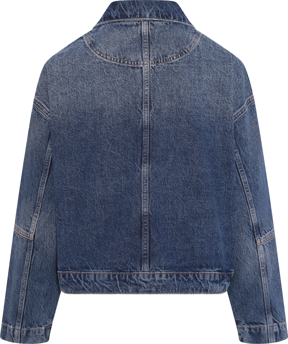 James Denim Jacket - Washed Dark Blue