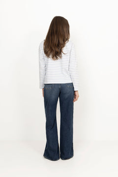 Elmer Polo Shirt - Light Blue Stripe