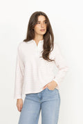 Elmer Polo Shirt - Light Pink Stripe