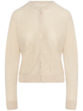 Jane Linen Ls Bat Knit Cardigan - Sandshell