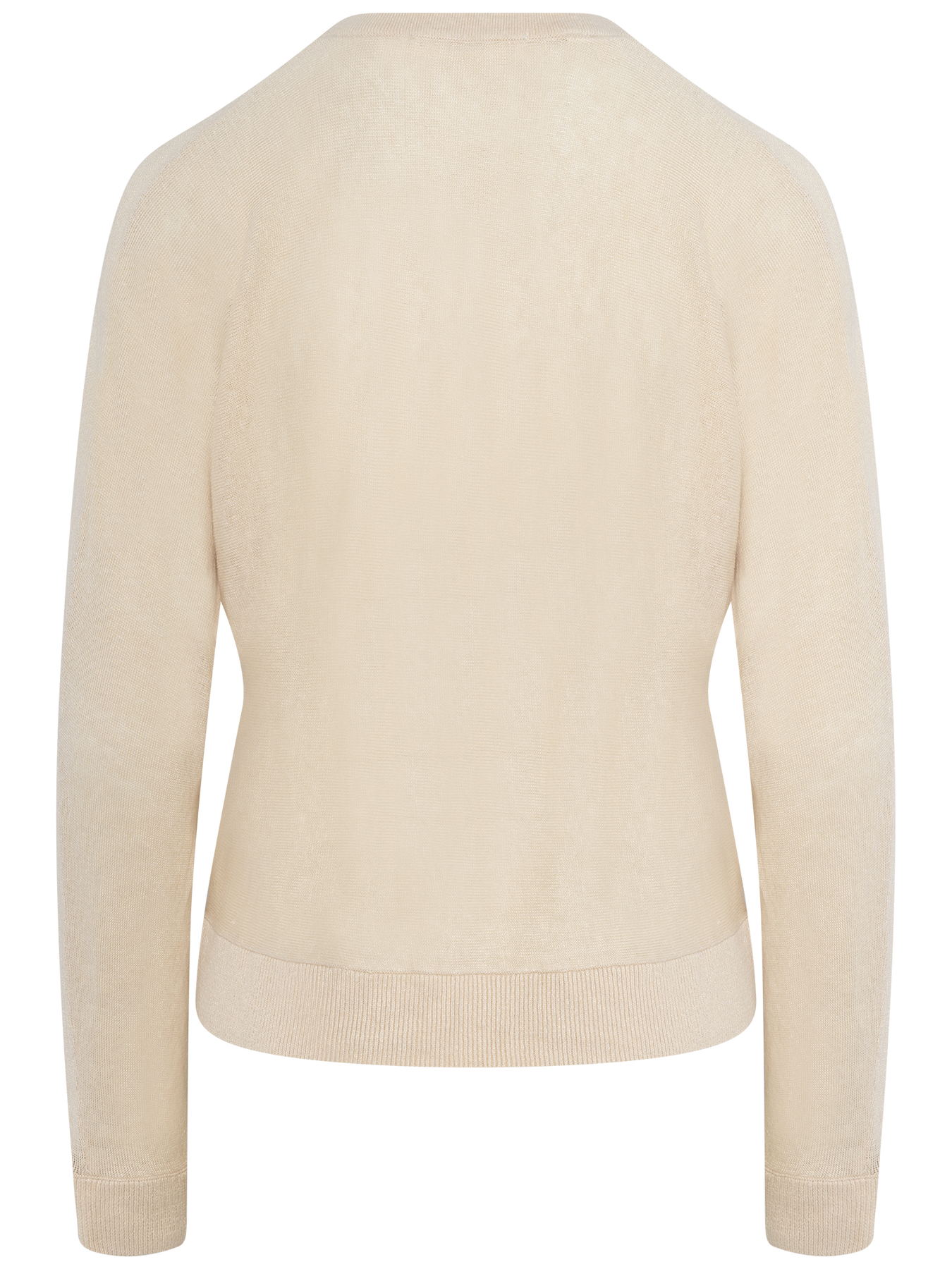 Jane Linen Ls Bat Knit Cardigan - Sandshell