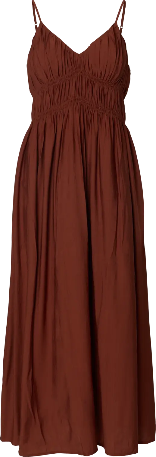 Jackie Regular Strap Ankle Dress B - Cherry Mahogany