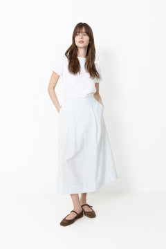 Hannah Hw Midi Skirt B - Cashmere Blue Stripes