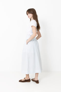 Hannah Hw Midi Skirt B - Cashmere Blue Stripes