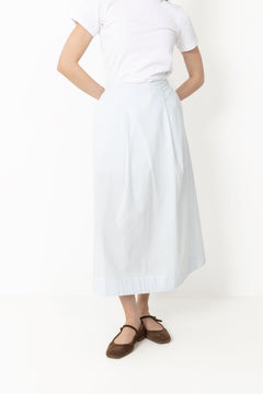 Hannah Hw Midi Skirt B - Cashmere Blue Stripes
