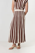 Lina Hw Knit Long Skirt - Birch Cherry Mahogany