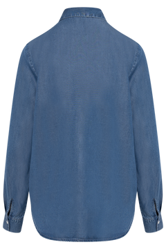 Janna-Viva Ls Shirt - Medium Blue Denim