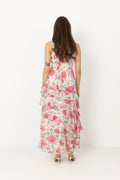 Marli Big Flower Dress - Creme