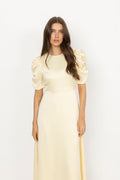 Benuti Solid Dress - Light Yellow