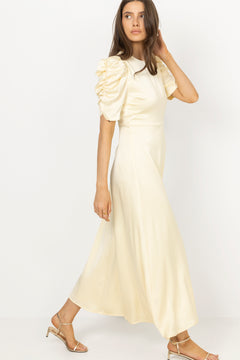 Benuti Solid Dress - Light Yellow