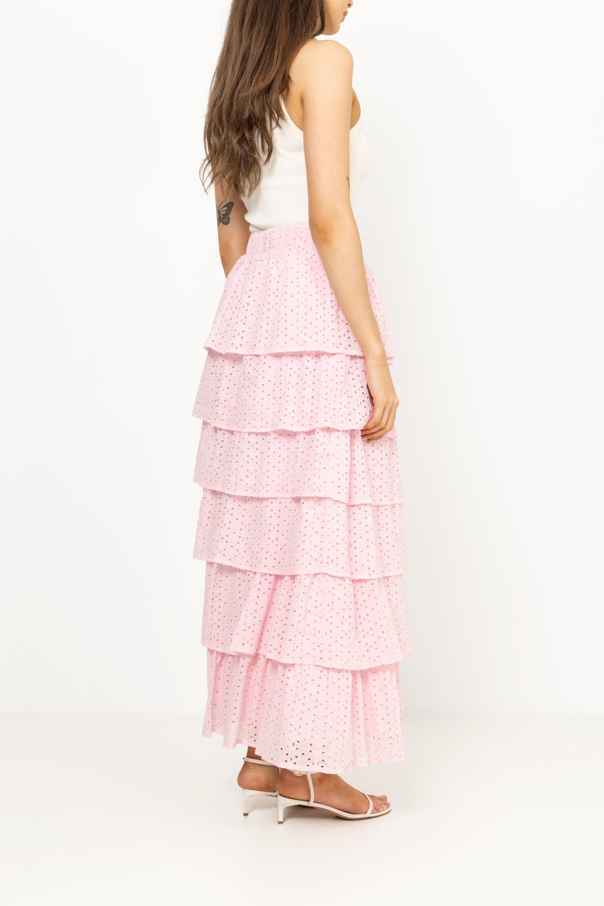 Morris Emb Skirt - Light Pink