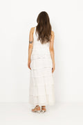 Morris Emb Skirt - Off White