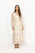 Silfi Vintage Flower Dress - Off White