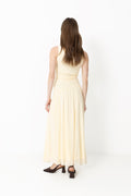 Cludine Mesh Dress - Light Yellow