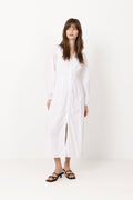 Alto Embroidery Dress - White