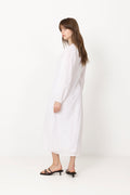 Alto Embroidery Dress - White