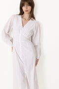 Alto Embroidery Dress - White