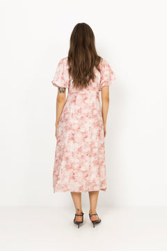 Illana Floral Fusion Dress - Rose