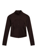 Sculptluxe® Zip Jacket - Espresso
