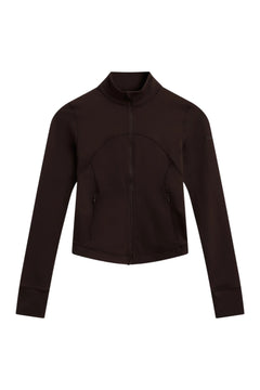 Sculptluxe® Zip Jacket - Espresso