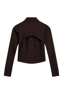 Sculptluxe® Zip Jacket - Espresso
