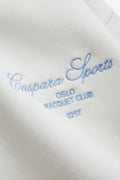 W. Racquet Club Zip Hoodie - White W. Vintage Blue