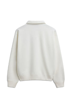 W. Racquet Club Rugby Shirt - White W. Vintage Blue