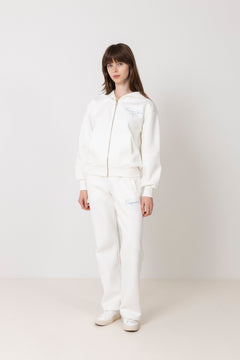 W. Racquet Club Sl Pants - White W. Vintage Blue