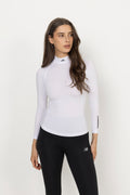 Ella Compression Top - White