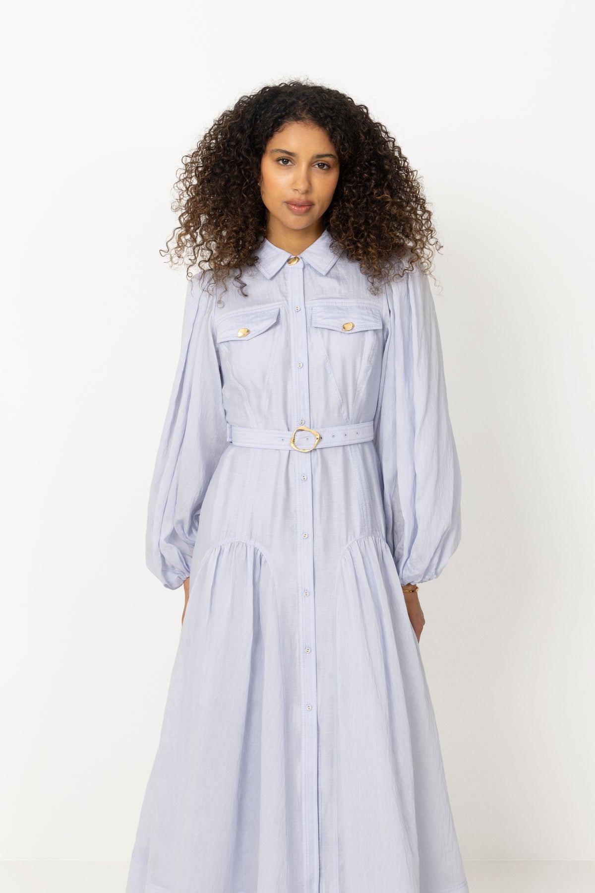 Colide Shirt Dress - French Blue