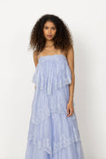 Ophelia Lace Gown - French Blue
