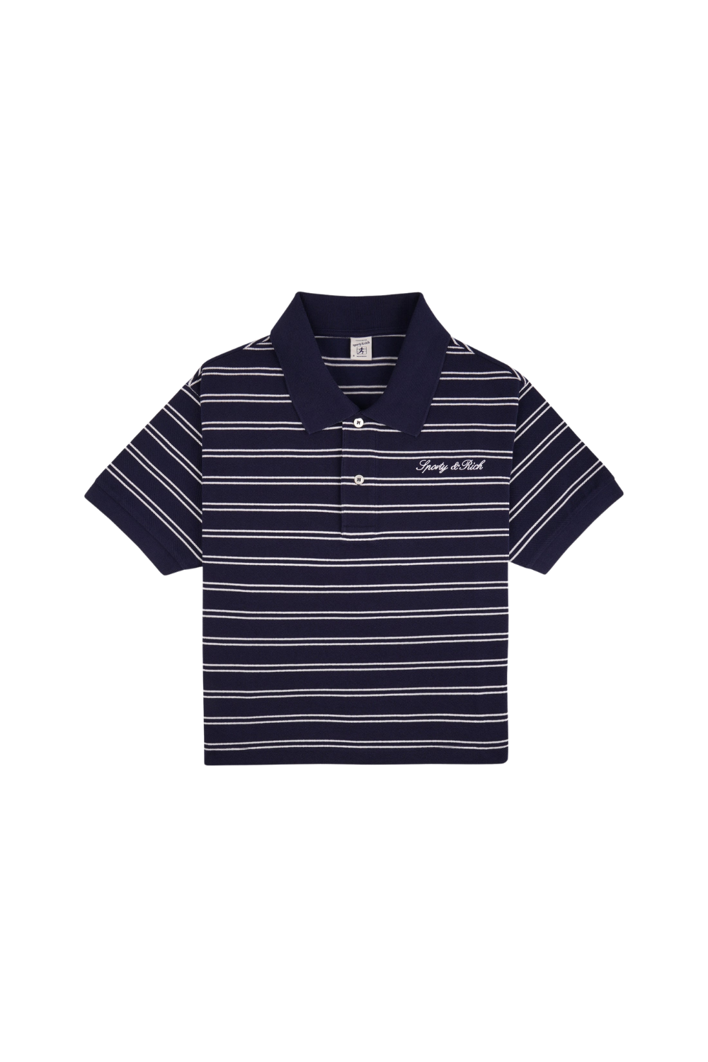 Signature Logo Polo - Dark Navy/White