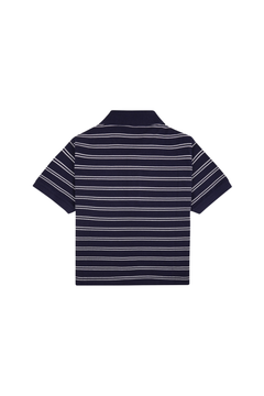 Signature Logo Polo - Dark Navy/White