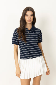 Signature Logo Polo - Dark Navy/White