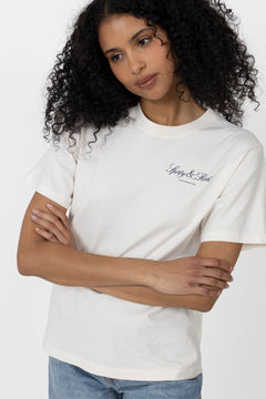Vendome LA T-shirt - Ecru Navy