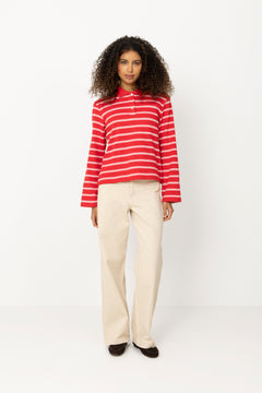 Sunny Polo - Red Stripe