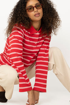 Sunny Polo - Red Stripe