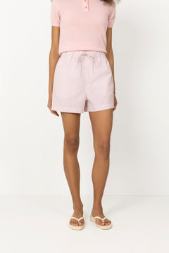 Loose Stripe Shorts - Pink Mix